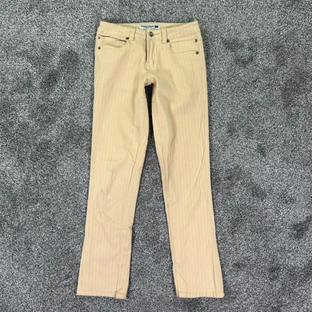 Diesel Industry Denim Division Textured Jeans Womens 28 Cream Pants Italy Made